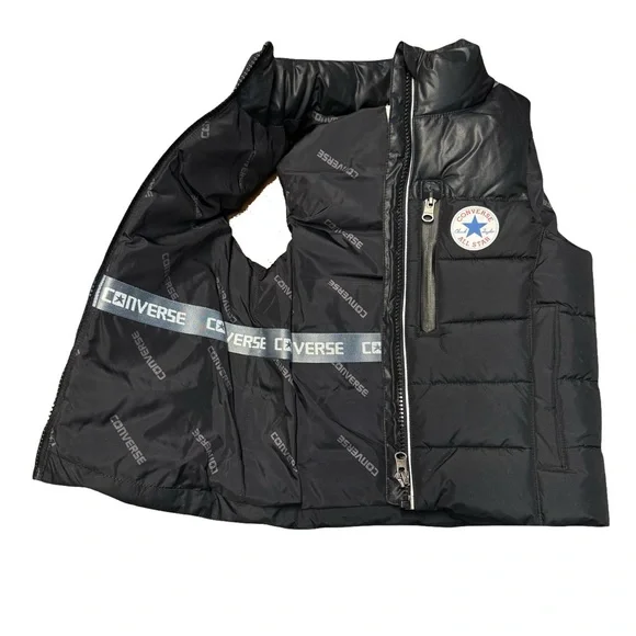 Converse kids vest puffer black - Picture 3 of 6
